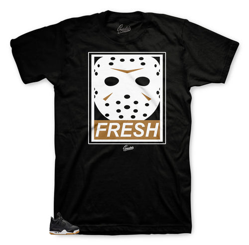 Sneaker Jordan 4 retro black gum sneakers matches tee collection for Jordan 4 retro black gum 