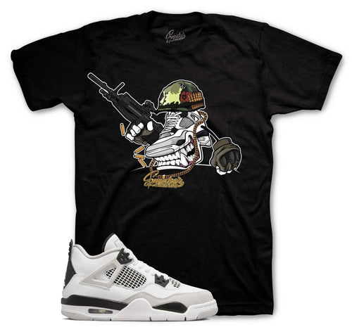 Jordan Remastered Photo T-Shirt to Match the Air Jordan Reflections of a  Champion Collection - Air Jordan 4 Retro Military Black - Slocog Sneakers  Sale Online - $120.00