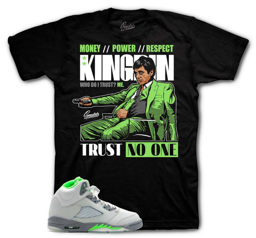 jordan 5 green bean sneaker tees