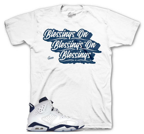Jordan 6 midnight navy sneaker tees