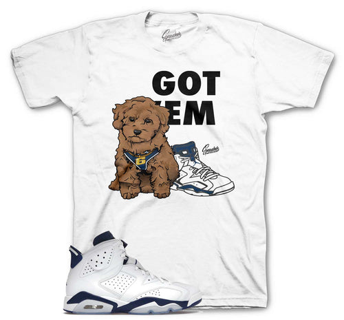 Jordan 6 midnight navy sneaker tees
