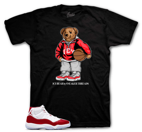 Retro 11 Cherry Icy Bear Shirt