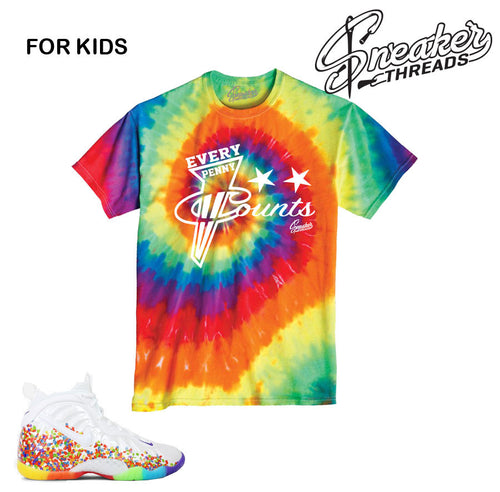 Foamposite fruity pebbles tees match foam kids shirts.