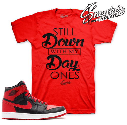 Jordan 1 banned shirts match retro 1 banned sneaker tees.