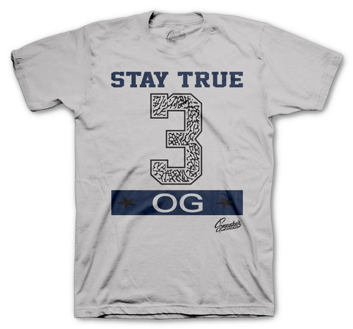 Retro 3 Midnight Navy Stay True Shirt