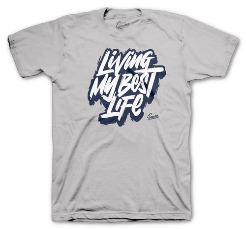 Retro 3 Midnight Navy Living Life Shirt