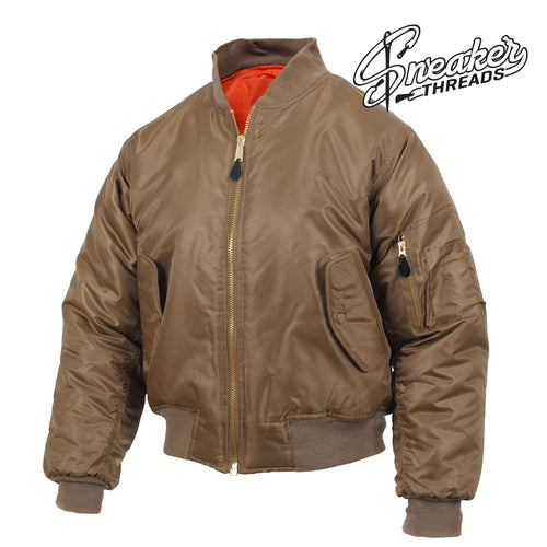 Newest ma-1 flight jackets to match your retro and foams shoes.