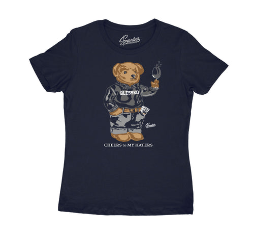 WOmens tees to match Jordan 3 midnight navy sneaker collection 
