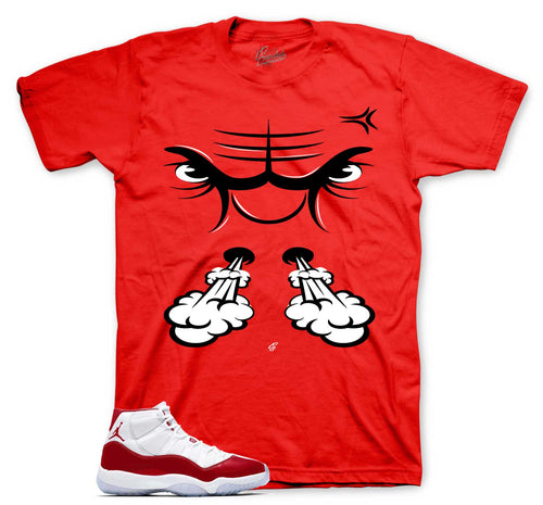 Retro 11 Cherry Raging Face Shirt