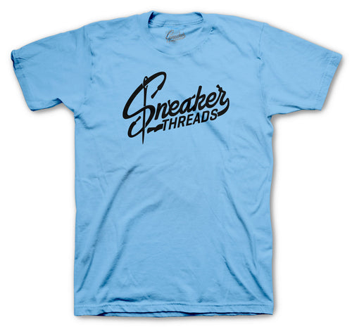 University Blue Jordan 4 sneaker collection to match with mens t shirt