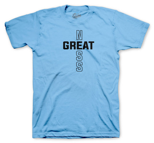 Retro 1 University Blue Greatness Cross Shirt