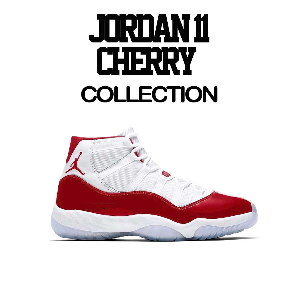 T-Shirt R1 Per 11 Cherry Red | Varsity Heritage Gym University Bred Win Like 96