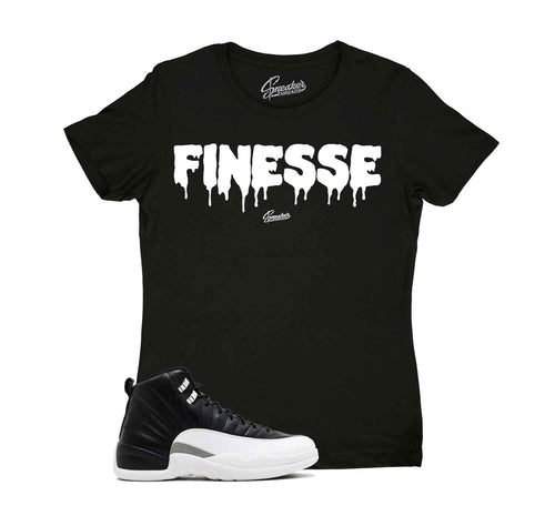 Jordan 12 playoffs ladies sneaker tees