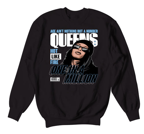 Retro 1 University Blue Queens Sweater