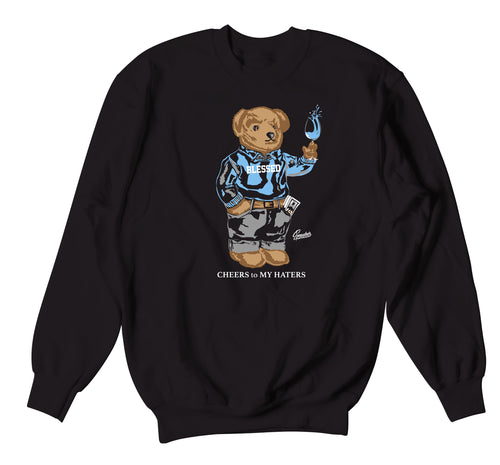 Retro 1 University Blue Cheers Bear Sweater