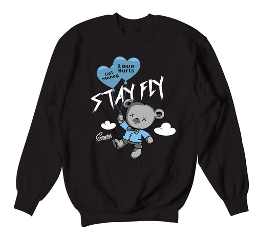 Retro 1 University Blue Money Over Love Sweater