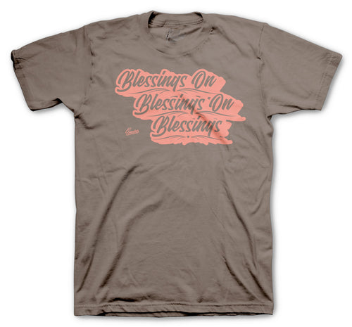 T shirt for mens designed to match the yeezy 350 ash stone sneaker collection 