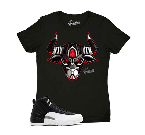 Jordan 12 playoffs ladies sneaker tees
