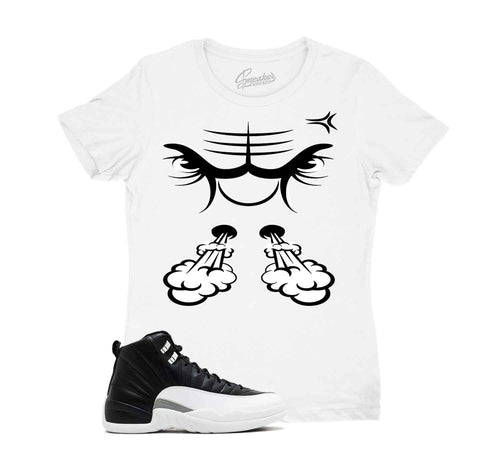 Jordan 12 playoffs ladies sneaker tees