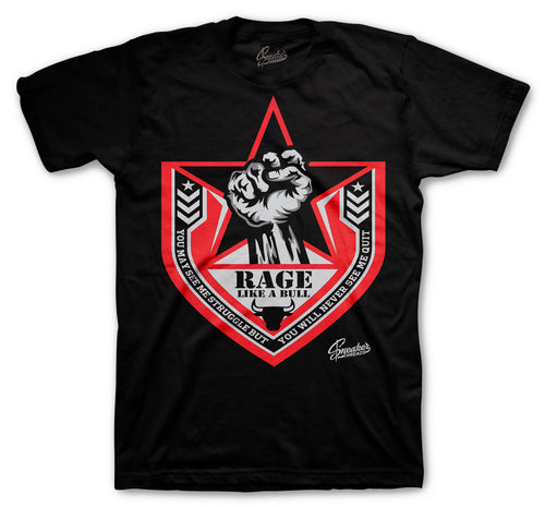 Tee collection to match perfectly with Jordan 5 raging bull sneaker collection 