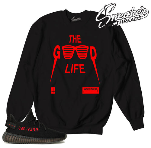 Sweatshirts match yeezy boost core red black sply sweaters.