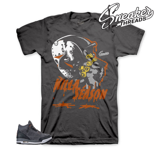 Jordan 3 anthracite bronze | Tee shirts match retro 3 gs.