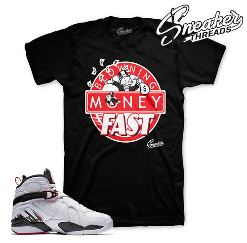 Tees match Jordan 8 alternate retro 8 sneaker t-shirts.