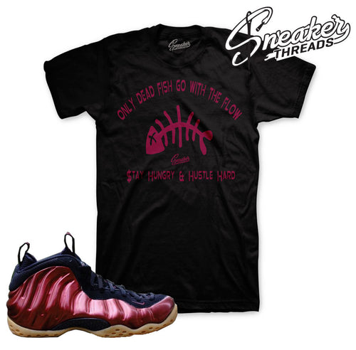 Shirts match foamposite maroon pbj foam sneaker tees.