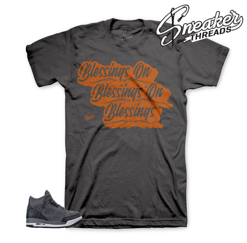 Jordan 3 anthracite bronze shirts match | Official sneaker tee.