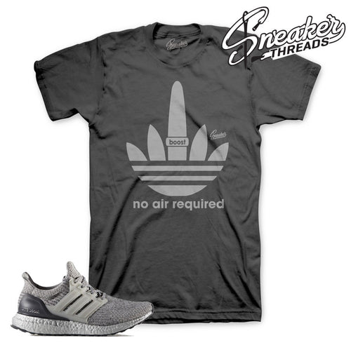 Ultra boost silver pack uncaged sneaker match tees shirts.
