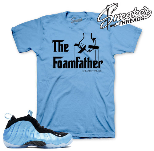 Shirts match foamposite university blue sneaker match foam university shirts.