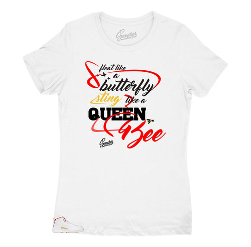 Jordan ladies FIBA 12 sneaker collection has matching ladies tees created to match the ladies fiba 12s