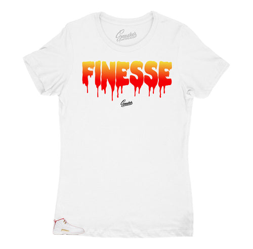 womens t shirts created to match perfectly with the womens Jordan 12s women fiba collection