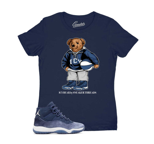 Womens - Midnight Navy 11 Icy Bear Shirt