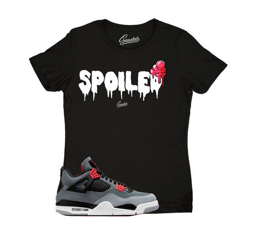 Women's  Jordan 4 infrared sneaker tees