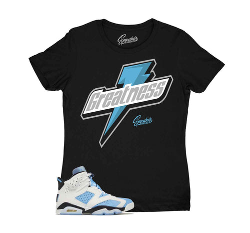 Womens jordan 6 unc sneaker tees