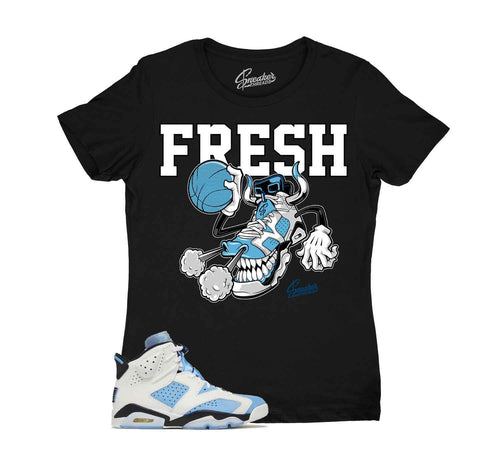 Womens jordan 6 unc sneaker tees