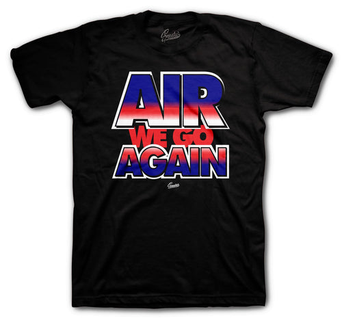 t shirts created to match the Jordan 4 loyal blue sneaker collection 