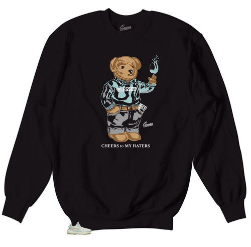 Crewneck sweaters designed to match the yeezy hyperspace boost 350 sneakers