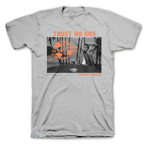 Yeezy 700 sneaker inertia matches shirt collection made perfectly to match the 700 yeezy sneakers