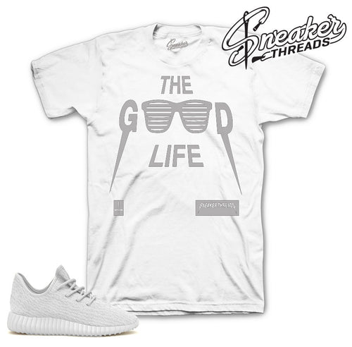Yeezy boost triple white tee match | Sneaker Match Shirts