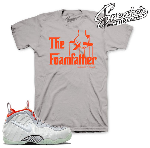 Fresh new foamposite yeezy platinum sneaker match tees.