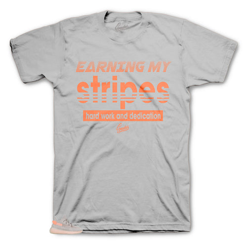 Earning Stripes tee to match Yeezy True Form spring