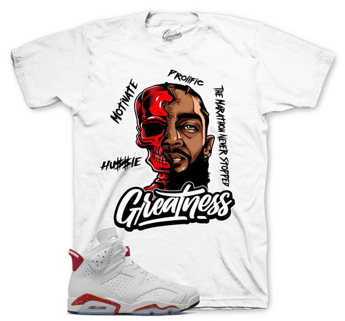 Retro 6 Red Cement Great Nip Shirt