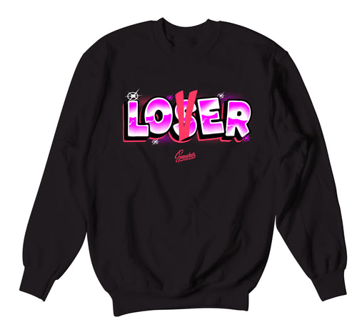 Retro 14 Shocking Pink Lover Sweater
