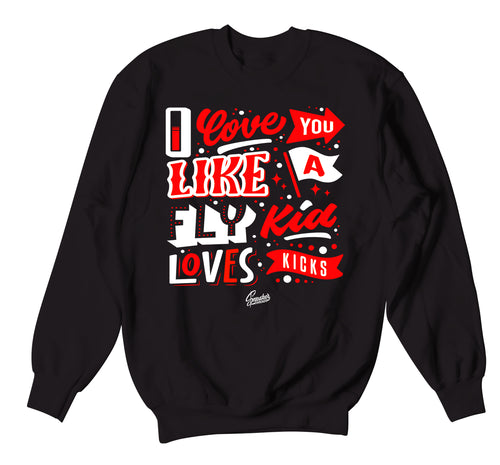 Retro 14 Lipstick Love Kicks Sweater