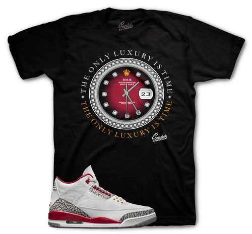 Jordan 3 cardinal red sneaker tees