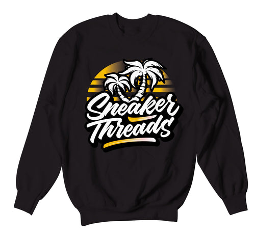 Jordan 12 reverse taxi shoe collection created to match sweater collection