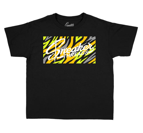 Kids t shirts matching with Jordan 1 volt gold sneaker collection 