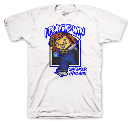 Retro 3 Blue Cement Play To Win Shirt
